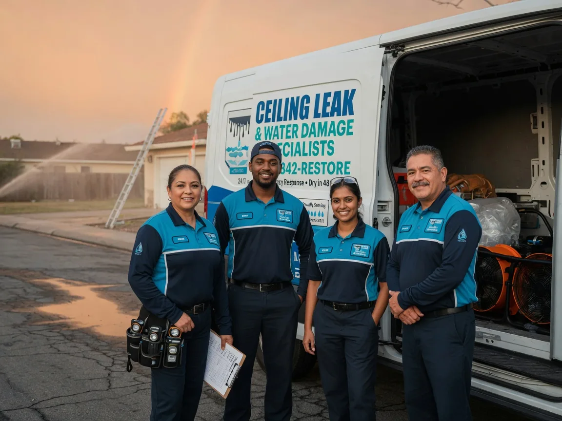 Ceiling Leak Cleanup company in Robertsville, OH